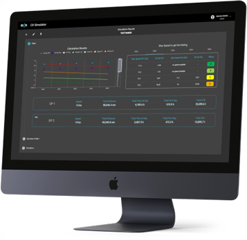 A screenshot of SERTICA CII Simulator dashboard